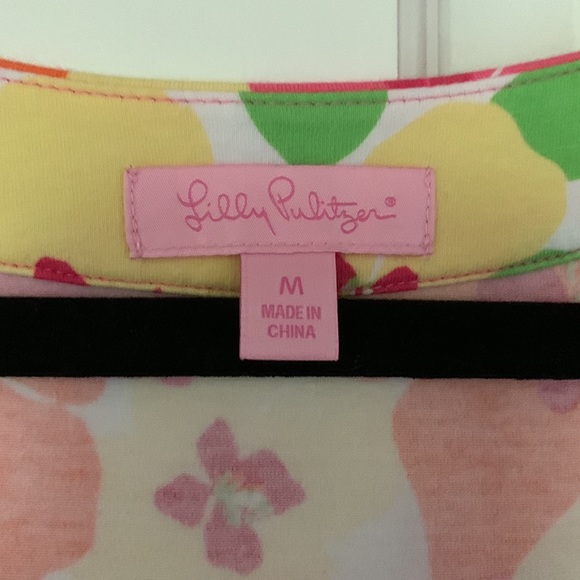 Lilly Pulitzer Pansy print T-shirt dress - Picture 2 of 5